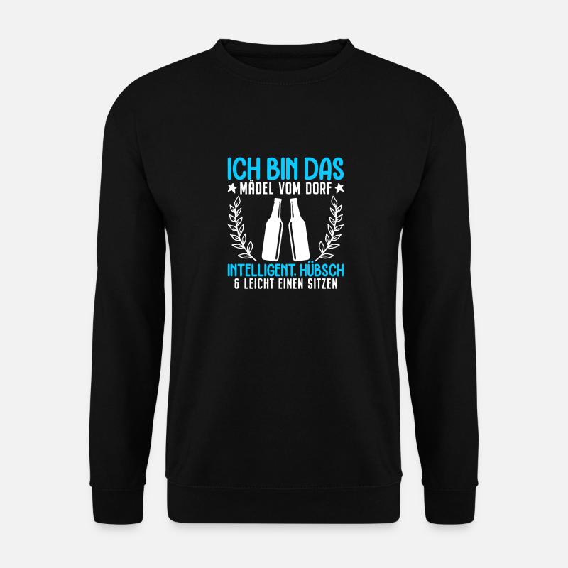 Mädel vom Dorf - Unisex Pullover - Schwarz