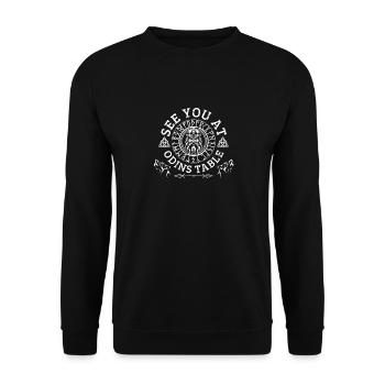Rendez-vous à la table d’Odins au Valhalla - Sweat-shirt Unisexe - noir - Devant - Alina (178cm) & Michal (187cm)