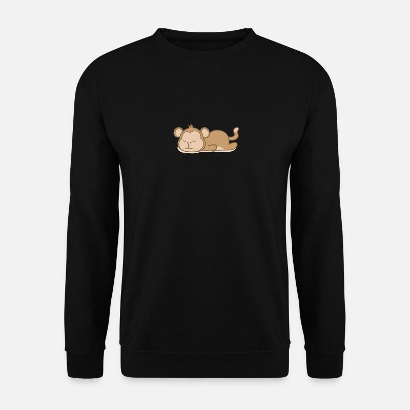 Singe endormi - Sweat-shirt Unisexe - noir