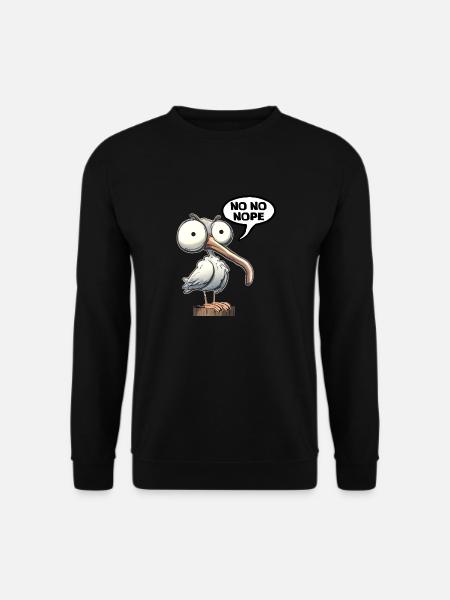 Non non - Sweat-shirt Unisexe - noir