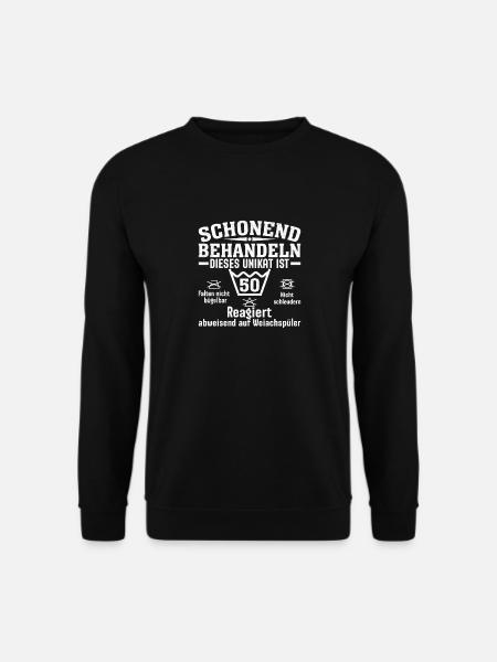 Traitement doux 50 ans - Sweat-shirt Unisexe - noir
