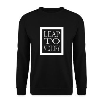 breathtaking thrills ski jumping equipment - Unisex Sweatshirt - black - Front - Alina (178cm) & Michal (187cm)