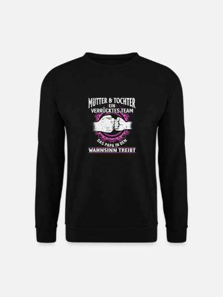 Mère et fille imbattables ensemble - Sweat-shirt Unisexe - noir