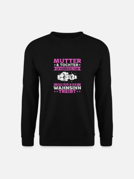 Mère et fille imbattables ensemble - Sweat-shirt Unisexe - noir