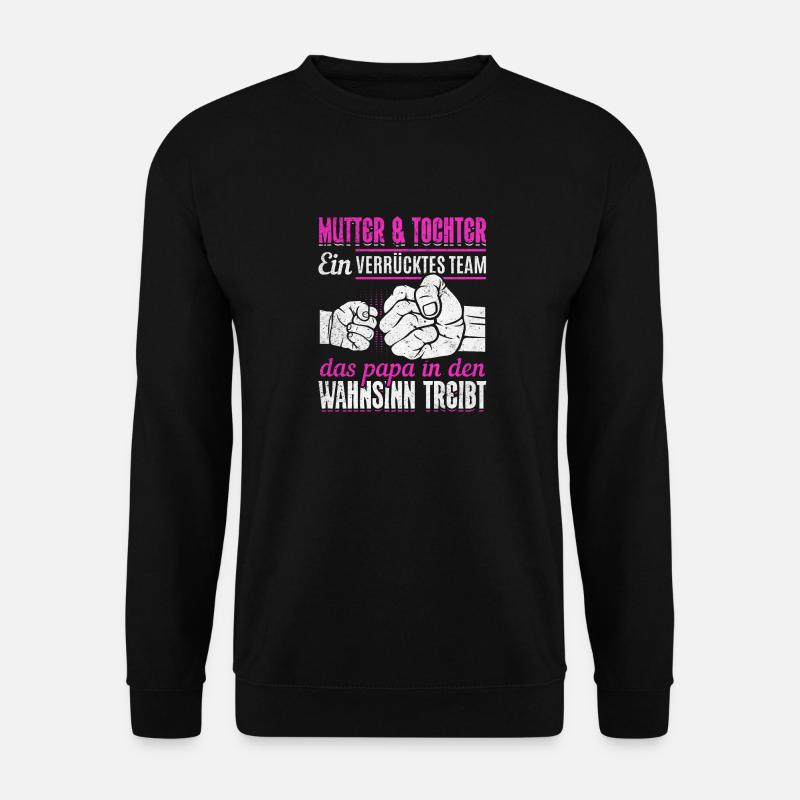 Mother & Daughter Unbeatable Together - Unisex Sweatshirt - black