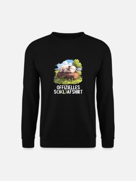 Offizielles Schafshirt Offizielles Schlafshirt - Unisex Pullover - Schwarz