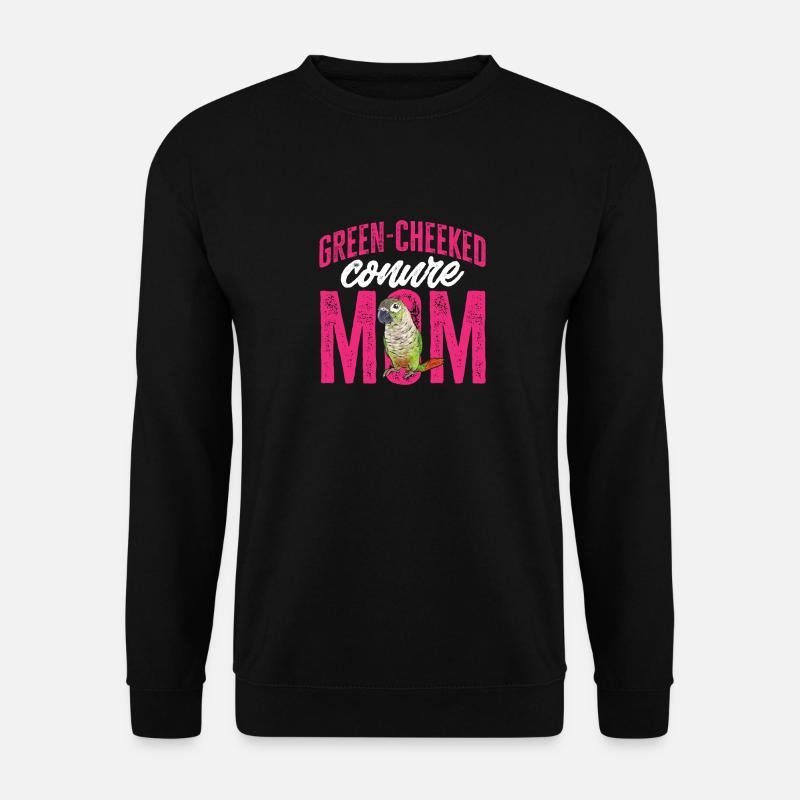 Molinasittich Papagei Vogel Sittich - Unisex Pullover - Schwarz