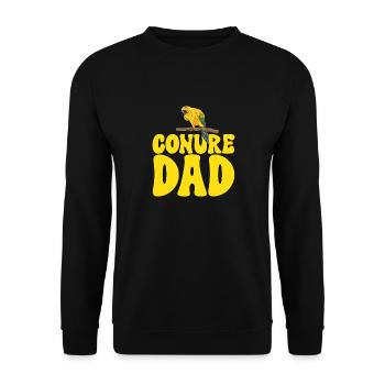 Parakeet, Parrot, Parakeet, Bird - Unisex Sweatshirt - black - Front - Alina (178cm) & Michal (187cm)
