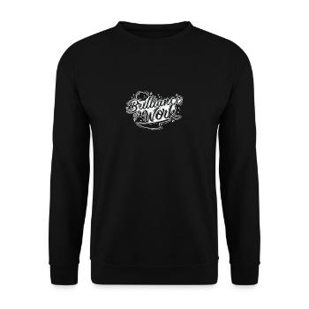 Brilliance at Work - Unisex Sweatshirt - black - Front - Alina (178cm) & Michal (187cm)