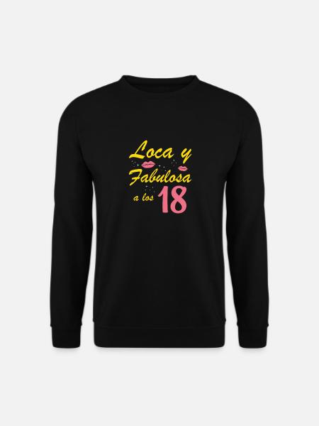 Verrückt und fabelhaft mit 18 Jahren - Unisex Pullover - Schwarz