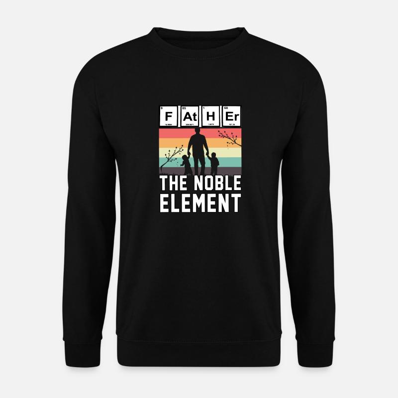 Père le noble élément - Sweat-shirt Unisexe - noir