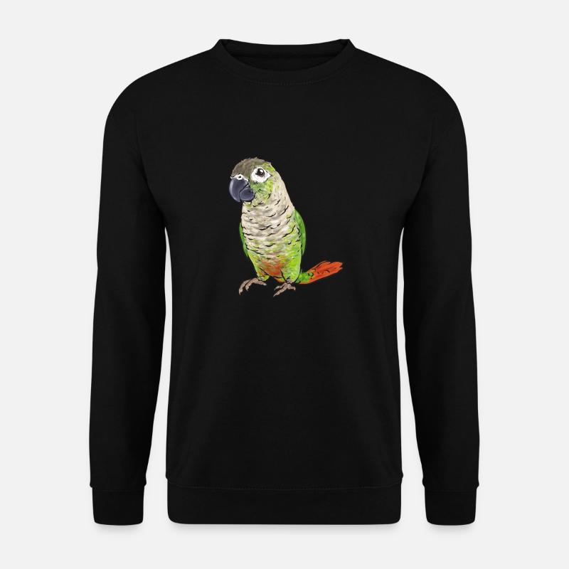 Perruche Molina Perroquet Perruche oiseau - Sweat-shirt Unisexe - noir