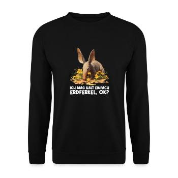 Aardvarks Aardvarks - Sweat-shirt Unisexe - noir - Devant - Alina (178cm) & Michal (187cm)