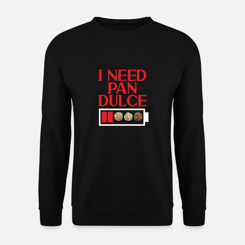Concha Hispanic Mexican Pan Dulce - Unisex Sweatshirt - black