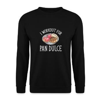 Concha Hispanic Mexican Pan Dulce - Unisex Sweatshirt - black - Front - Alina (178cm) & Michal (187cm)