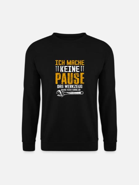Keine Pause Werkzeug erholen - Unisex Pullover - Schwarz