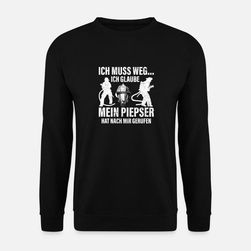 Fire Brigade Beeper - Unisex Sweatshirt - black