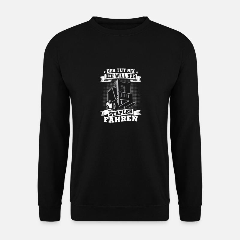 Forklift Driver Warehouse Logistics - Unisex Sweatshirt - black