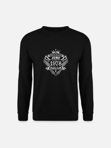 Juin 1978 anniversaire Juin 1978 Juin cadeau - Unisex sweater - sort