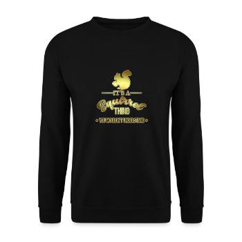 It's Squirrel Thing You Wouldn't Understand Humor - Unisex Sweatshirt - black - Front - Alina (178cm) & Michal (187cm)