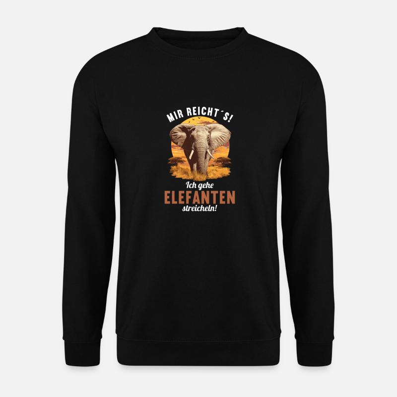 Elephant Elephant - Unisex Sweatshirt - black