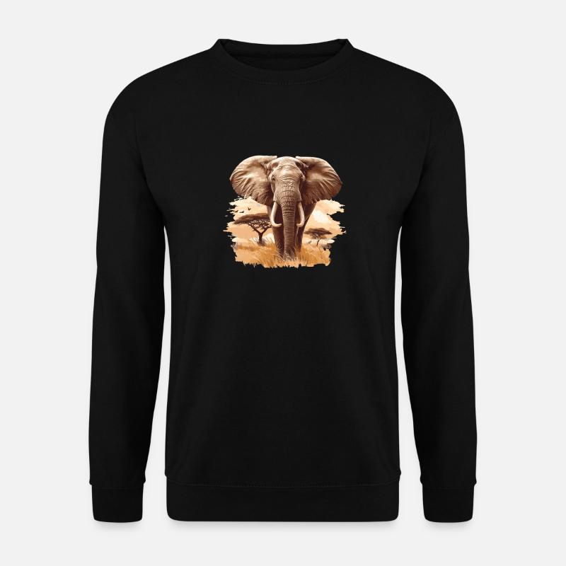 Éléphant Éléphant - Sweat-shirt Unisexe - noir