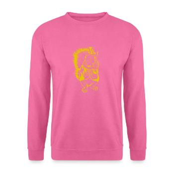Gentleman Eichhörnchen Lustige Streifenhörnchen Tierliebhaber - Unisex Pullover - Pink - Vorne