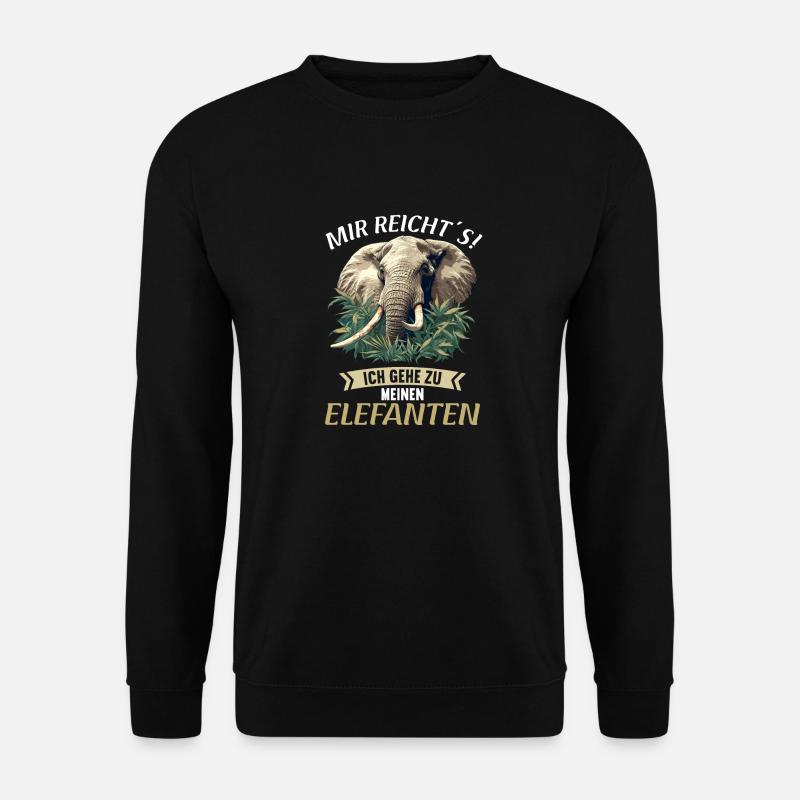Elephant Elephant - Unisex Sweatshirt - black