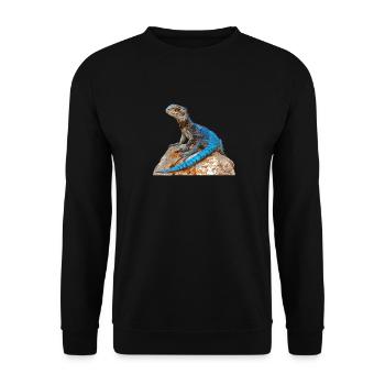 Agamen Agame - Unisex Sweatshirt - black - Front - Alina (178cm) & Michal (187cm)