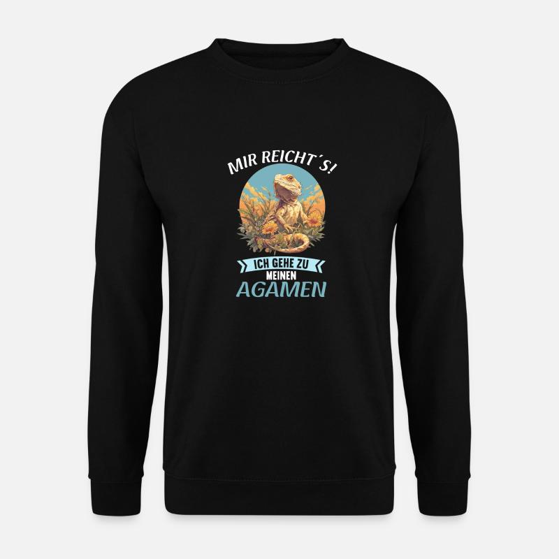 Agamen Agame - Unisex Pullover - Schwarz