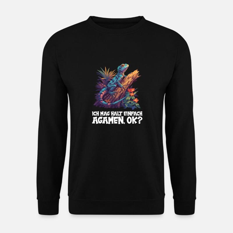 Agamen Agame - Unisex Pullover - Schwarz