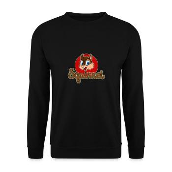 Squirrel Cute Chipmunks Awesome Animal Lover Cool - Unisex Sweatshirt - black - Front - Alina (178cm) & Michal (187cm)