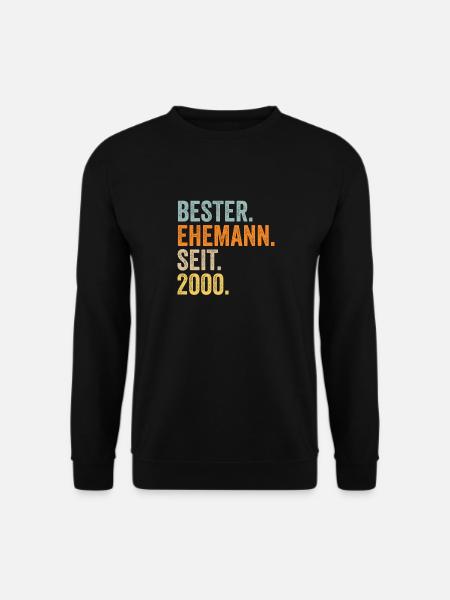Valentine's Day Best Husband Since 2000 - Unisex Sweatshirt - black