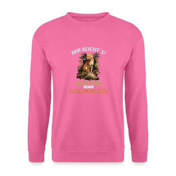 Chats dorés Chat doré - Sweat-shirt Unisexe - rose - Devant