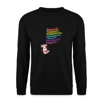 Osez être vous-même tous les jours - Cute Pride LGBTQ - Sweat-shirt Unisexe - noir - Devant - Alina (178cm) & Michal (187cm)