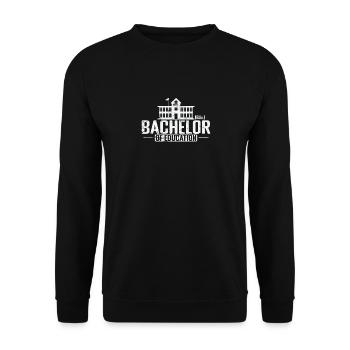 Bachelor of Education Bildungswissenschaften - Unisex Sweatshirt - black - Front - Alina (178cm) & Michal (187cm)