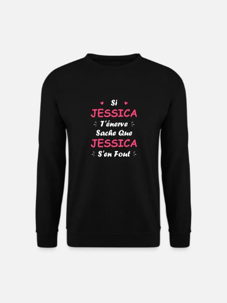 Jessica - Sweat-shirt Unisexe - noir