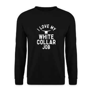 Priest Catholic Christian priest - Unisex Sweatshirt - black - Front - Alina (178cm) & Michal (187cm)