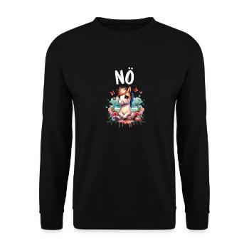 Dicton drôle sur les chevaux Non pour les amoureux des chevaux - Sweat-shirt Unisexe - noir - Devant - Alina (178cm) & Michal (187cm)