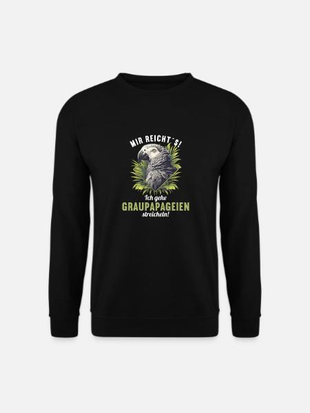 African grey parrots - Unisex Sweatshirt - black