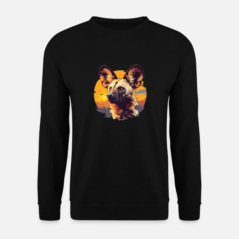 Wildhunde Wildhund - Unisex Pullover - Schwarz
