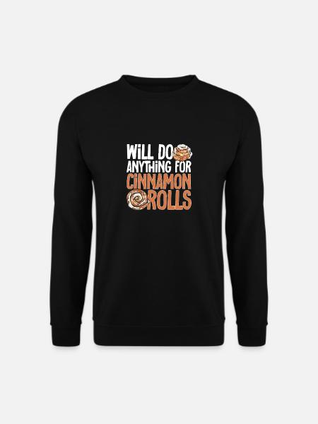 Cinnamon roll - Unisex Sweatshirt - black