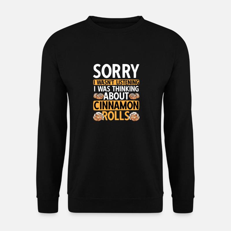 Rouleau à la cannelle - Sweat-shirt Unisexe - noir