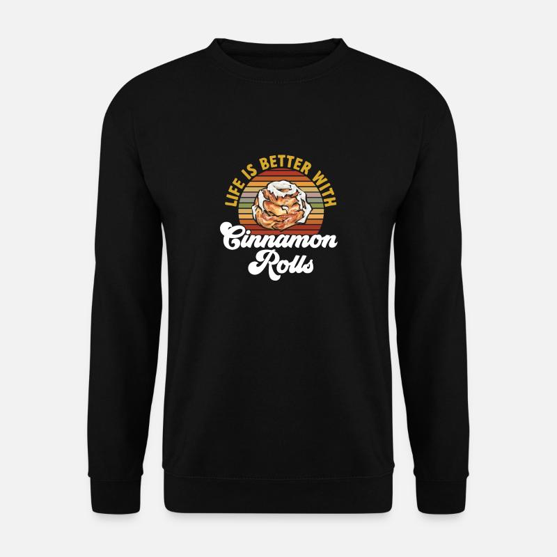 Cinnamon roll - Unisex Sweatshirt - black