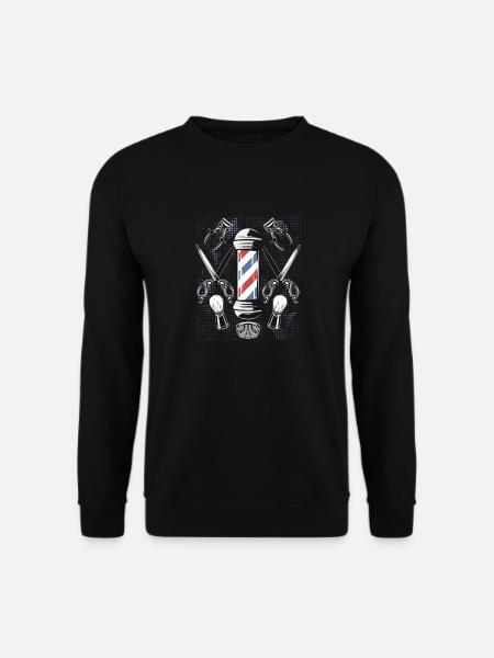 Friseur Shirt Eleganz mit jedem Schnitt - Unisex Pullover - Schwarz