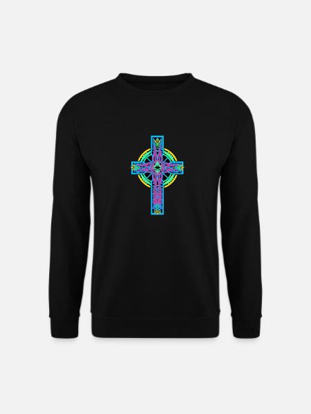 Kreuz Kreuze Kruzifix - Unisex Pullover - Schwarz