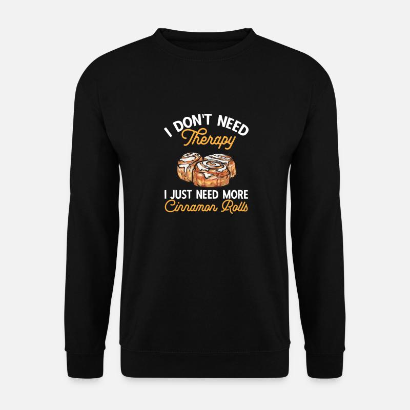 Cinnamon roll - Unisex Sweatshirt - black
