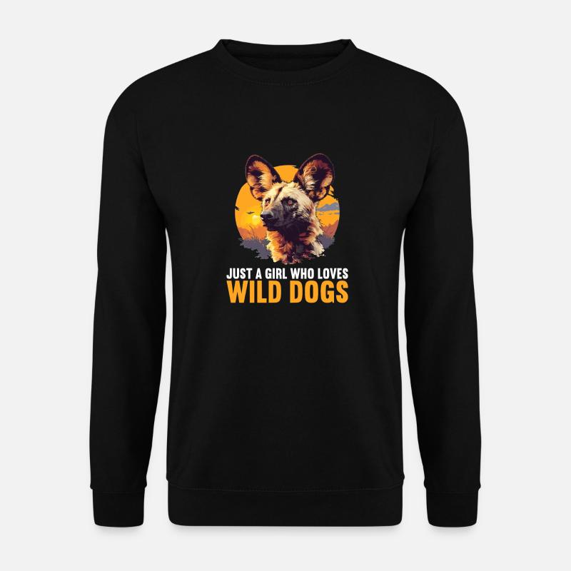 Wildhunde Wildhund - Unisex Pullover - Schwarz