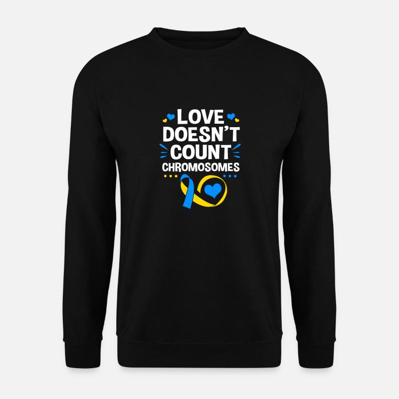 Down syndrome - Unisex Sweatshirt - black