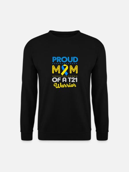 Down Syndrom Muttertag Mutter Mama - Unisex Pullover - Schwarz